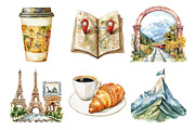 Adventure Around the World Clipart, an Illustration by Daily.Designs (Thumbnail 4 of 5)