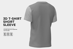 3D Model Men's T-Shirt Short