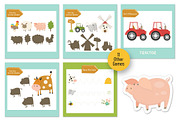 FARM - Activities for kids, an Animal Illustration by Nursery Art (Thumbnail 12 of 15)