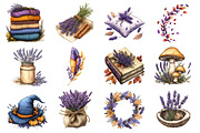 Lavender Fall Clipart, an Illustration by Dream Creation (Thumbnail 3 of 4)