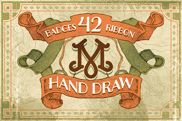 42 Badges & ribbon preview 5