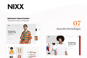NIXX – Minimal & Clean Fashion, a Websites & App Template by EngoCreative.com (Thumbnail 3 of 4)
