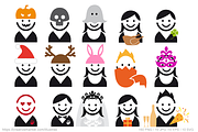 Avatar bundle, 160 vector icons, an Icon by Illustree (Thumbnail 10 of 12)