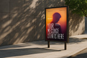 Outdoor Advertising Stand Mockup Set, a Mockup by dpi (Thumbnail 5 of 10)