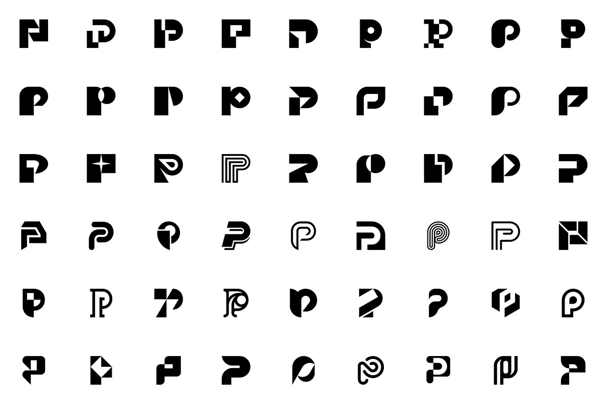 Set of letter P logo, a Branding & Logo Template by NataliiaVolyk (Photo 2 of 3)