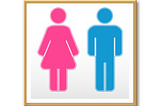 Man and woman icons, an Outline Icon by RODINA (Thumbnail 2 of 3)