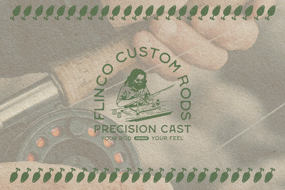 Vintage Fishing Illustration Bundle, a Sport Illustration by Southerntown (Photo 8 of 13)