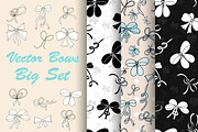 Big Hand-Drawn Bows Set., a Decorative Illustration by Svetlana Avv (Thumbnail 1 of 8)