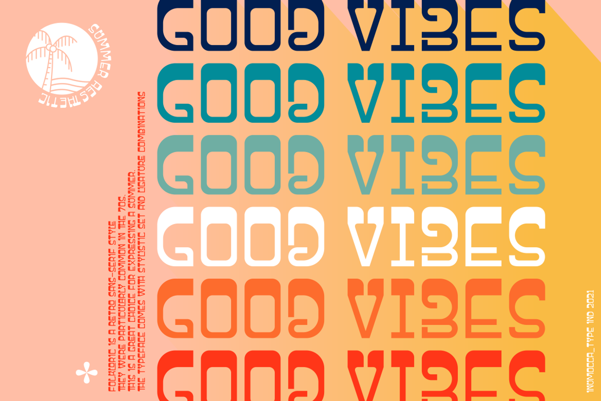 FOLKLORIC, a Sans Serif Font by inumocca_type (Photo 4 of 9)