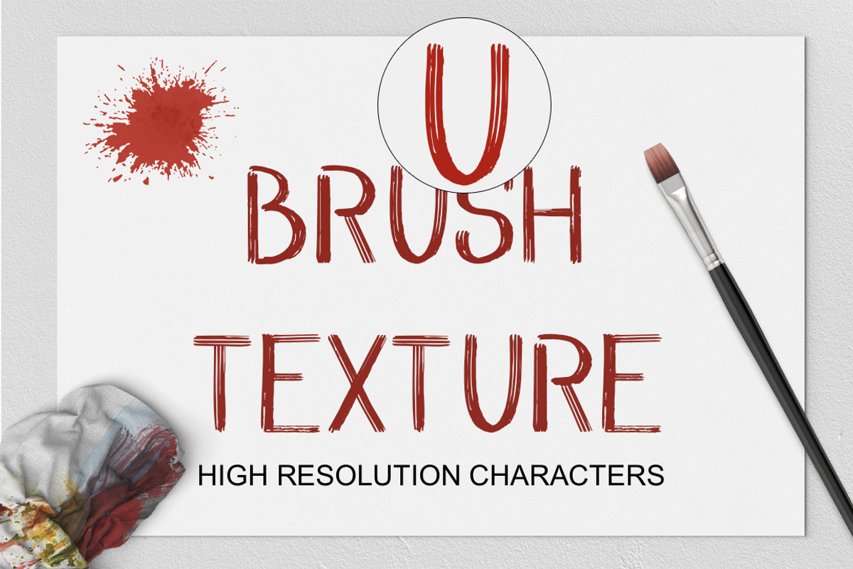 WILD & FREE Brush Font preview 3