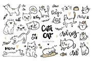Cute cat illustration, an Animal Illustration by Magic & Dreams (Thumbnail 1 of 3)
