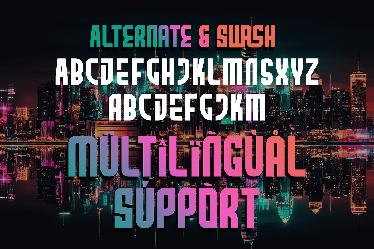 Exhotic – Industrial Bold Sans Serif, a Sans Serif Font by Letterara (Photo 9 of 11)