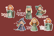 Medieval Fantasy Valentine Stickers, an Object Graphic by Amarawolf's Art (Thumbnail 4 of 8)