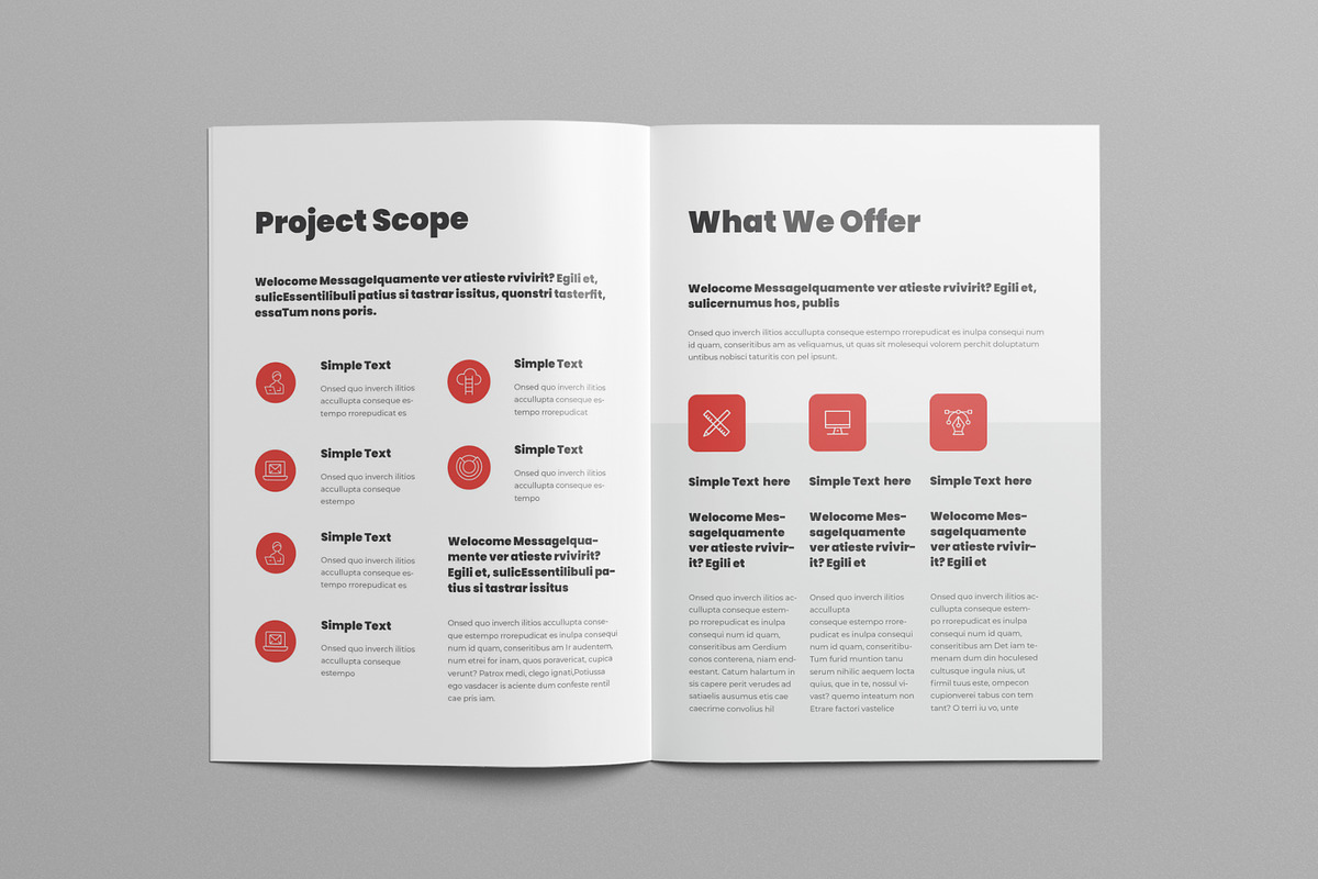Proposal | InDesign, a Brochure Template by Pixelpick (Photo 8 of 9)