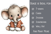 Whimsical Woodland Animals Clipart, an Illustration by Pixels.Craft (Thumbnail 3 of 6)