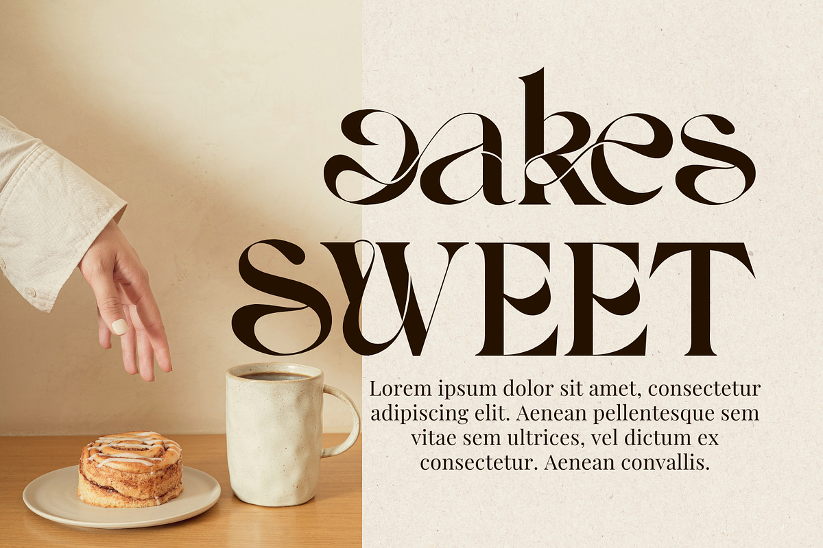 Feelings Painting | Ligature Font, a Serif Font by 177Studio (Photo 4 of 9)