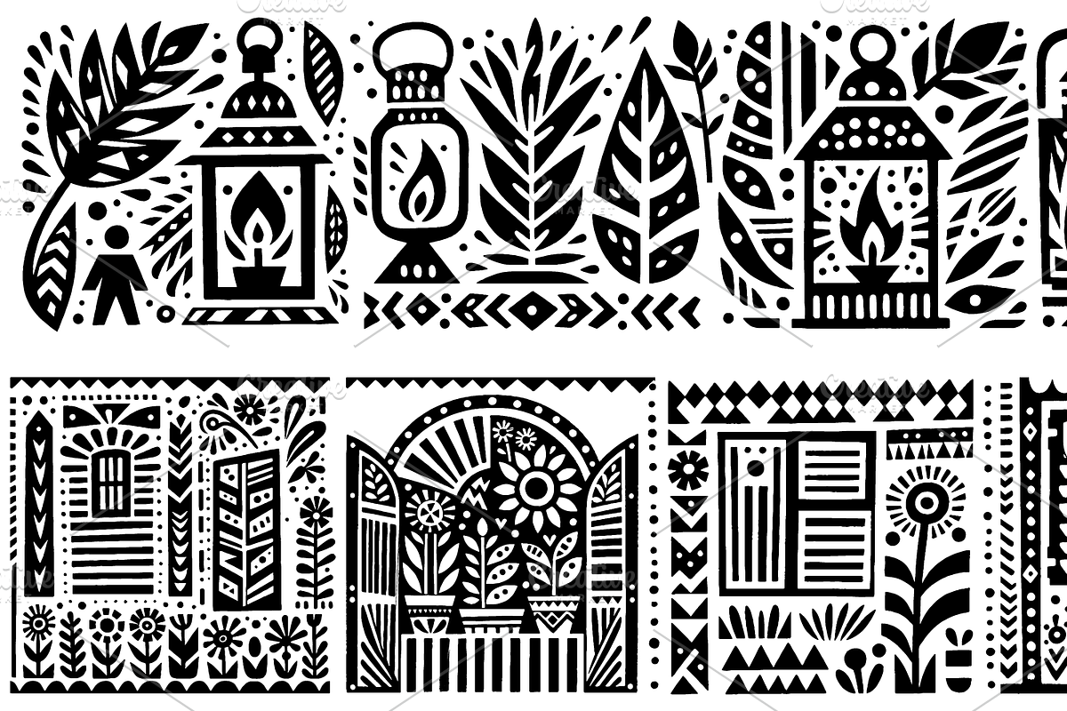 Vintage Gardening Folk Art, a Decorative Illustration by devastd (Photo 8 of 28)