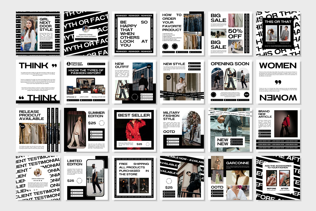 Fashion White Template, a Social Media Template by Kalubuak (Photo 3 of 10)