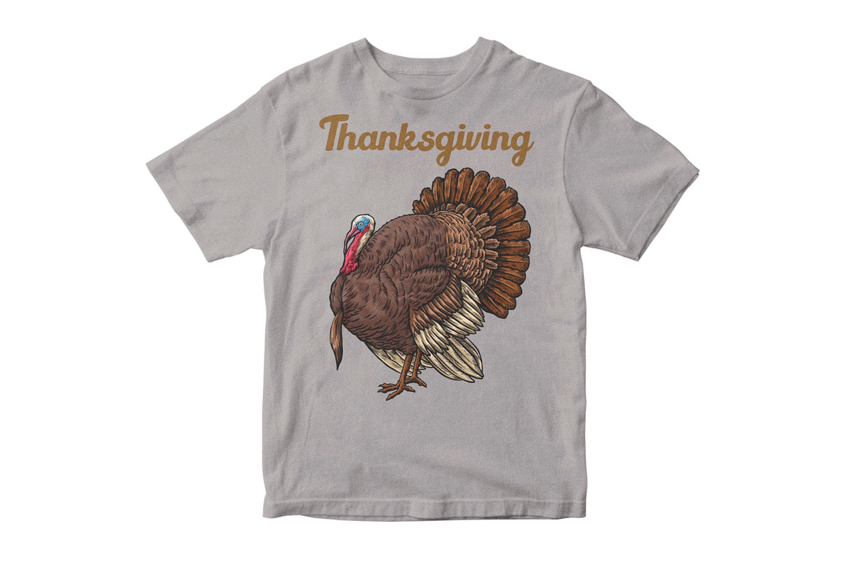 Vintage Turkey Vector Art, an Animal Illustration by Kusumaillustration (Photo 4 of 4)