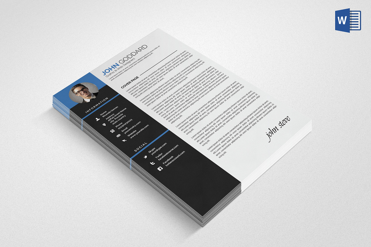 Professional Resume/CV, a Resume Template by graphicforest (Photo 5 of 5)