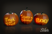 Decorative Pumpkins, a Food & Drink 3D Model by Adam Sculpts (Thumbnail 1 of 2)