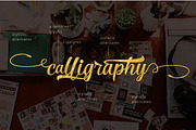 Ricca Script, a Script Font by Olexstudio (Thumbnail 5 of 5)