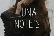 Luna Notes | A Minimalist Sans, a Sans Serif Font by Typoraith Co (Thumbnail 1 of 9)