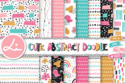 Cute Abstract Doodle Pattern Pack, a Pattern Graphic by lindoet23 (Thumbnail 1 of 5)