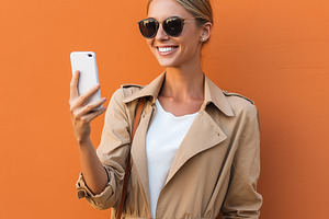 Stylish young woman in sunglasses, a Person Photo by MistyDay