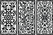 Floral Ornament Silhouette Panels, an Illustration by Designer_Momina (Thumbnail 20 of 20)