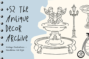 +52 The Antique Decor Illustrations