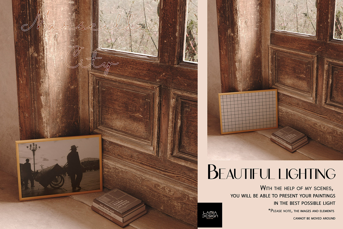 Rustic Mockup Frame Bundle, a Household Mockup by LAMIA DESIGN (Photo 4 of 14)