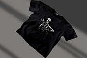 Skeleton Holding a Wrench, an Object Illustration by nomlimo.com (Thumbnail 3 of 3)