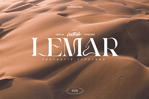 LEMAR DISPLAY AESTHETIC FONT