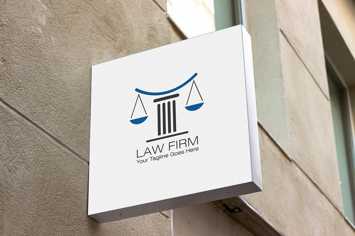 Scales of Justice Law Firm Logo, a Branding & Logo Template by YUDesignStore (Photo 1 of 11)