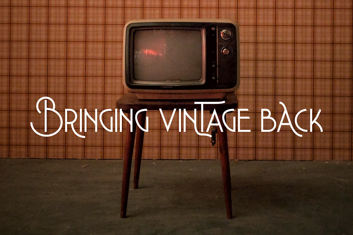 Hotel Royal Vintage Font, a Sans Serif Font by Graphicdome (Photo 2 of 15)