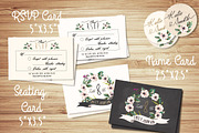Wedding invitation suite Templates, an Invitation Template by Graphic Box (Thumbnail 4 of 5)