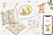 Bunny Camping Collection, an Illustration by TanataDesign (Thumbnail 4 of 7)