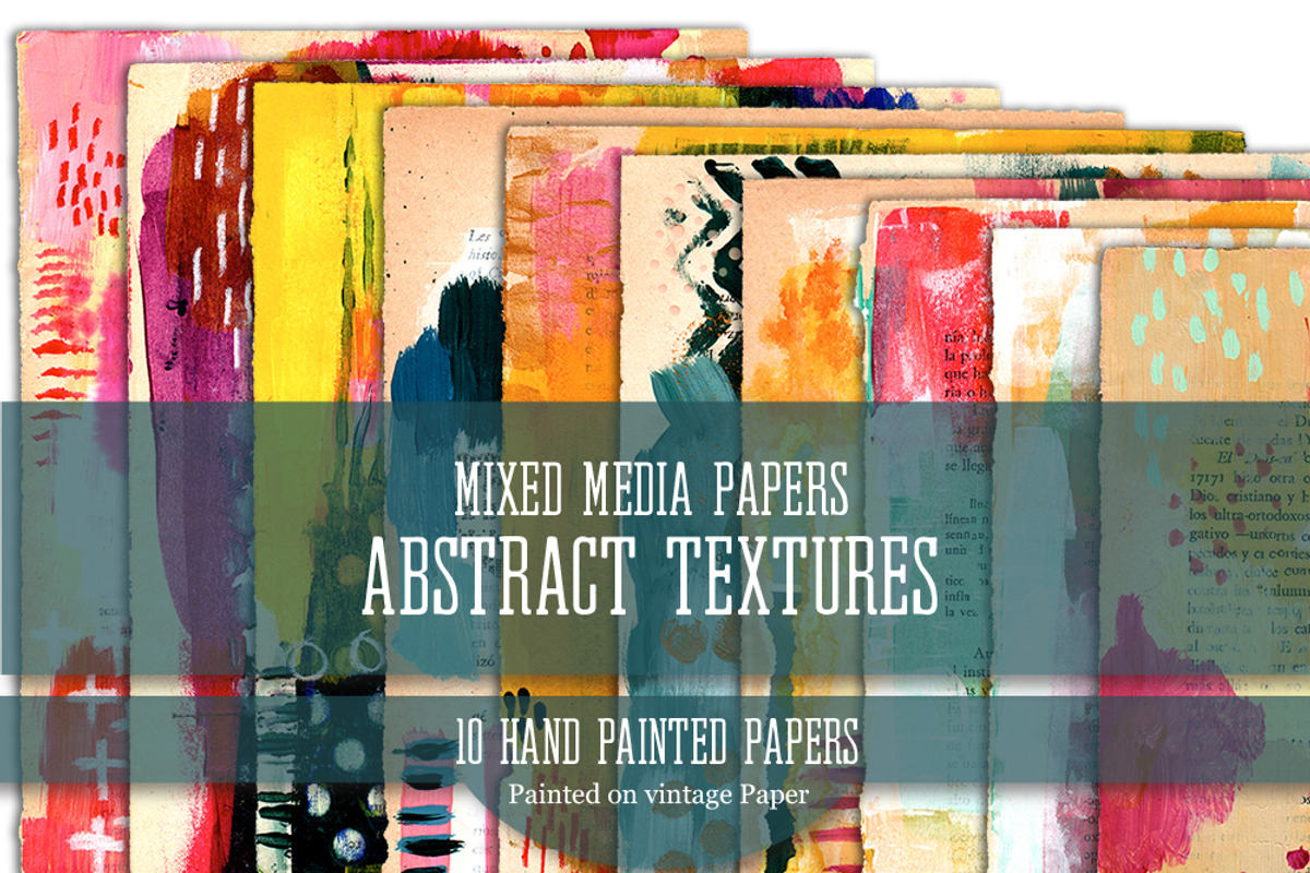 Mixed Media Papers Abstract Textures, a Texture Graphic by happychinchilla (Photo 1 of 4)