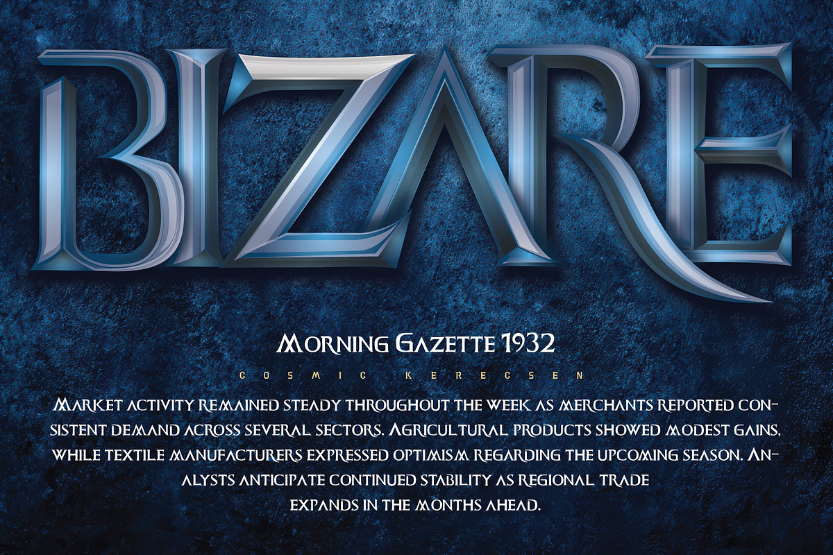 COSMIC KERECSEN - Classic Elegance, a Serif Font by HypeWorksCo (Photo 3 of 16)