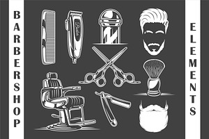 18 Barbershop Logos Templates