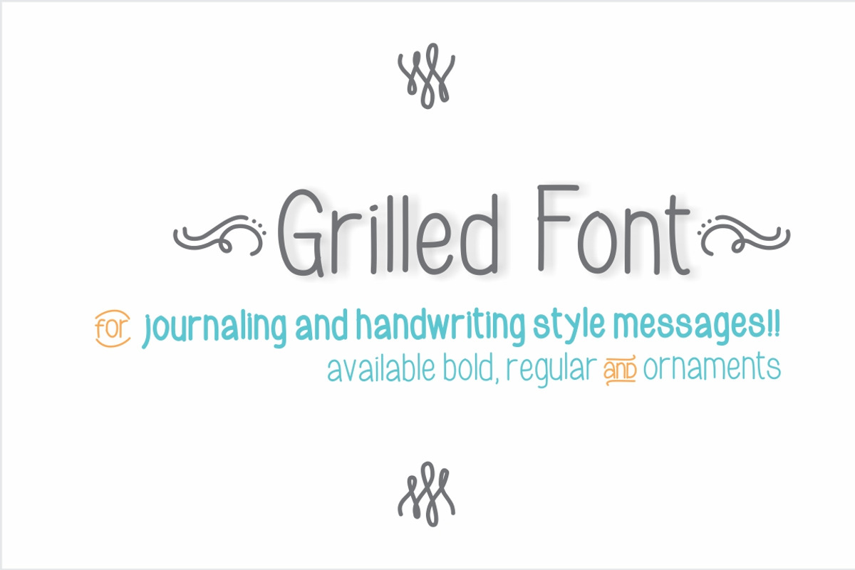 Grilled Font