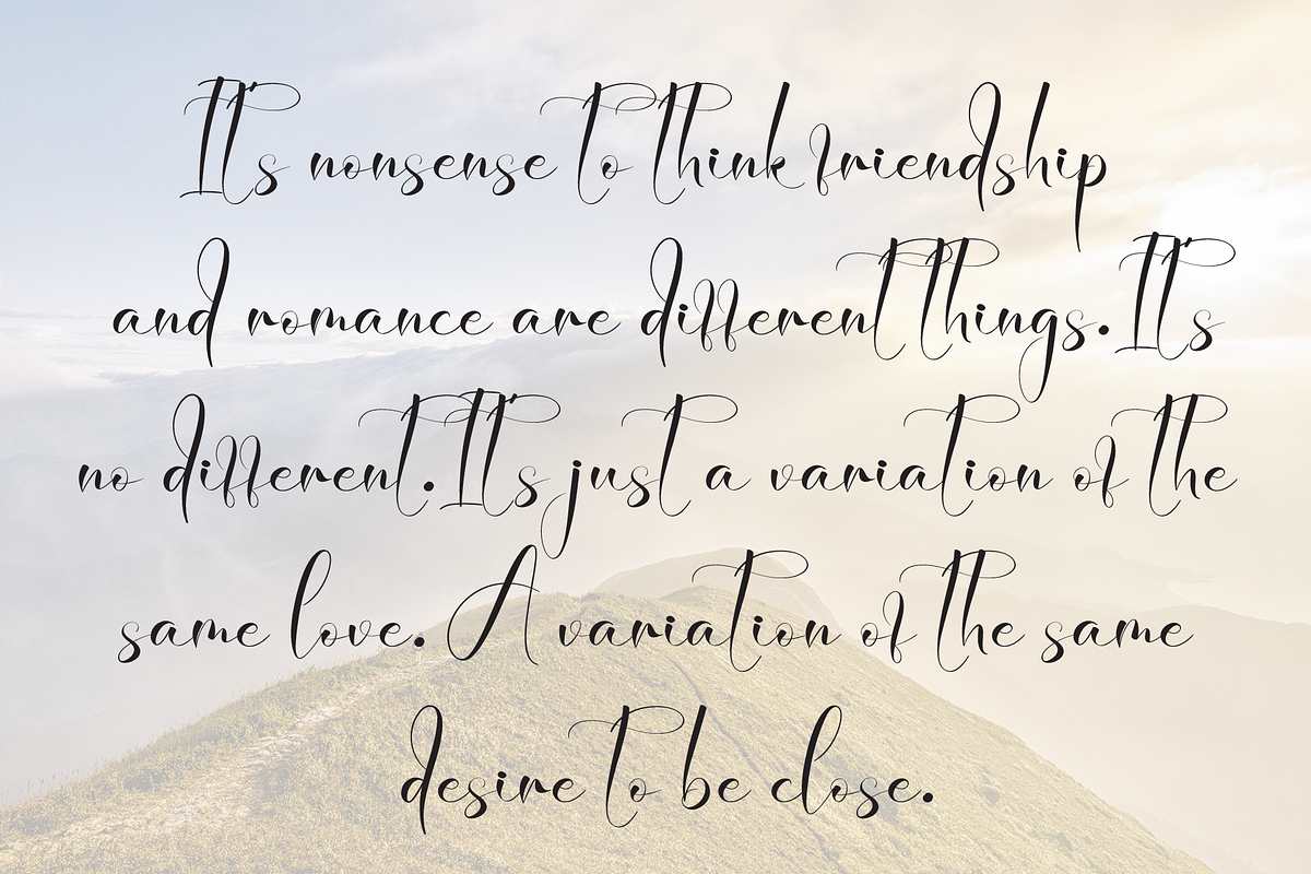 Margaretta Signature | Script Font, a Handwritten Font by Scratchones (Photo 6 of 8)