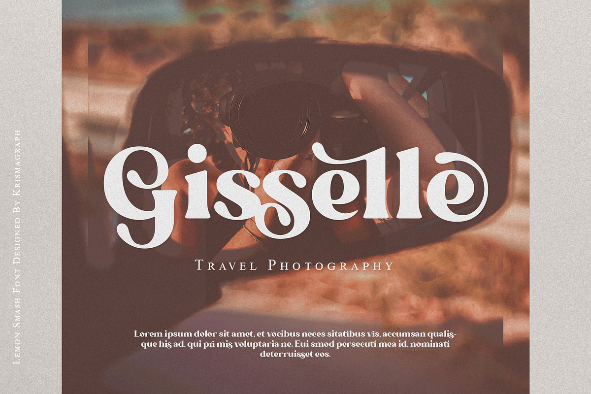 Lemon Smash | Modern Retro Serif, a Serif Font by Krismagraph (Photo 8 of 14)
