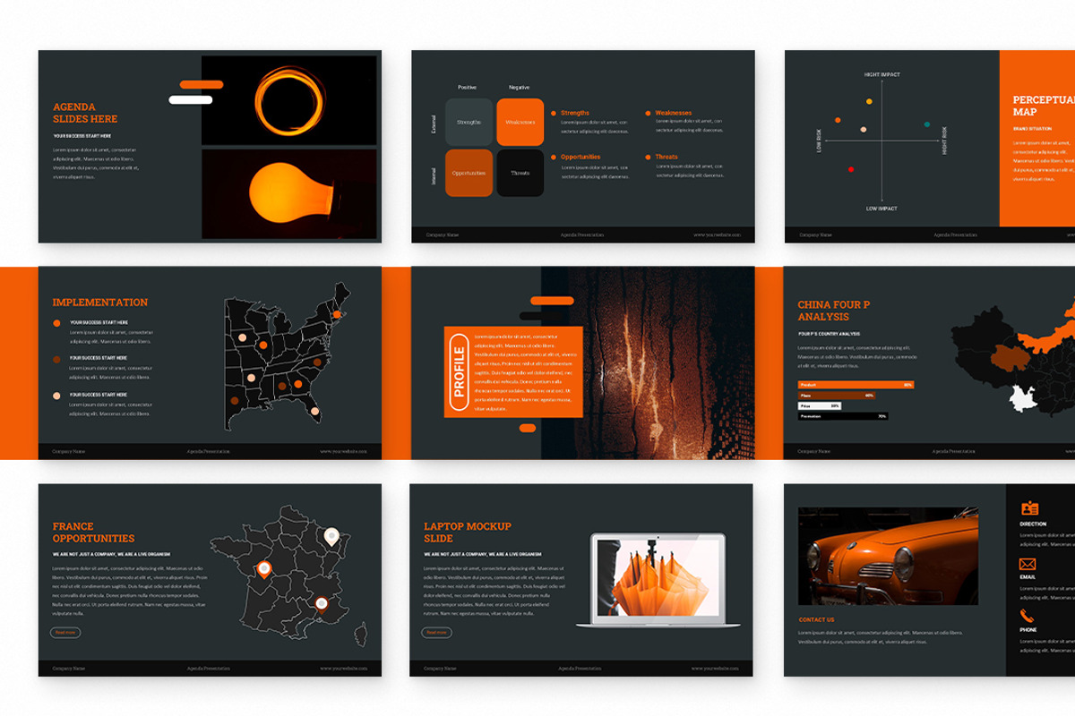 Agenda Powerpoint Presentation, a Presentation Template by Zacomic Studios (Photo 6 of 7)