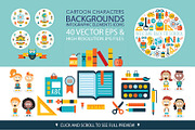 Back to school 40 vectors pack, an Education Illustration by Anttoniu (Thumbnail 1 of 5)