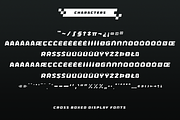 Cross Boxed Bold Modern Sport Fonts, a Sans Serif Font by Namara Creative Studio (Thumbnail 9 of 11)