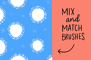 Procreate Pattern Brush Set, a Brush Add-On by Positively Present (Thumbnail 10 of 12)