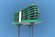 Futuristic Architecture Skyscraper #, an Architecture 3D Model by Daniel Mikulik (Thumbnail 3 of 11)