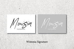 Wistonia - Handwritten Signature